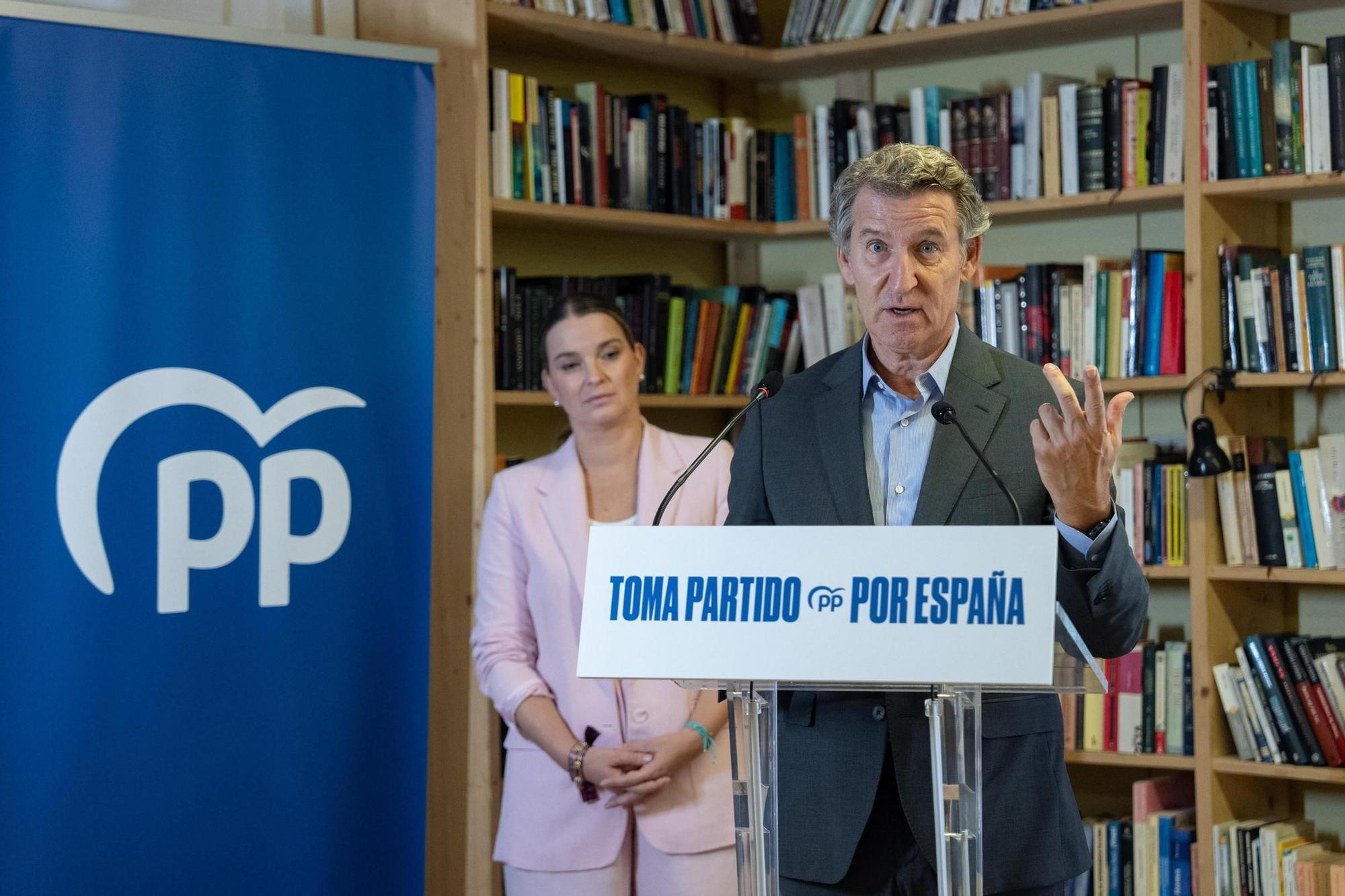 La visita de Nuñez Feijóo a Formentera, en imágenes