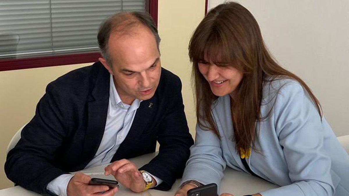 Jordi Turull y Laura Borràs.