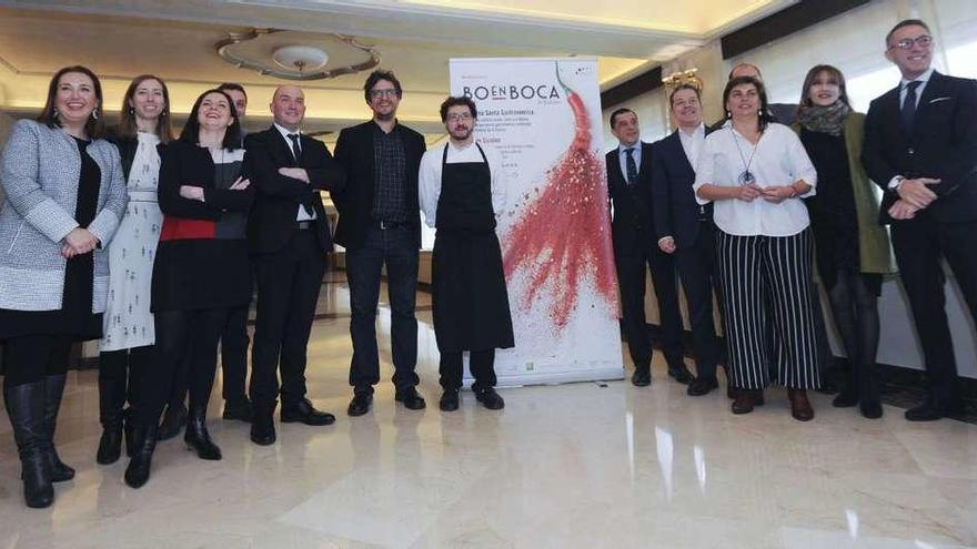 Presentación de las jornadas gastronómicas &#039;Bo en Boca&#039;, en el hotel Finisterre.
