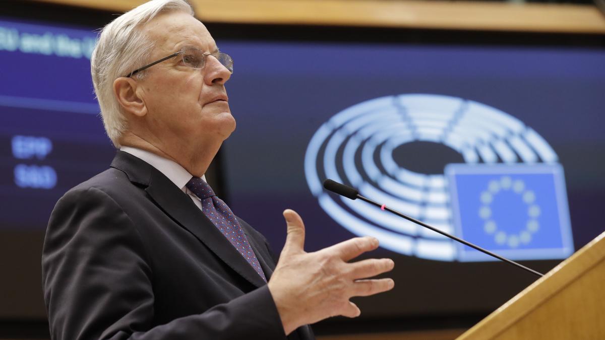 Michael Barnier, esta semana en el Parlamento Europeo