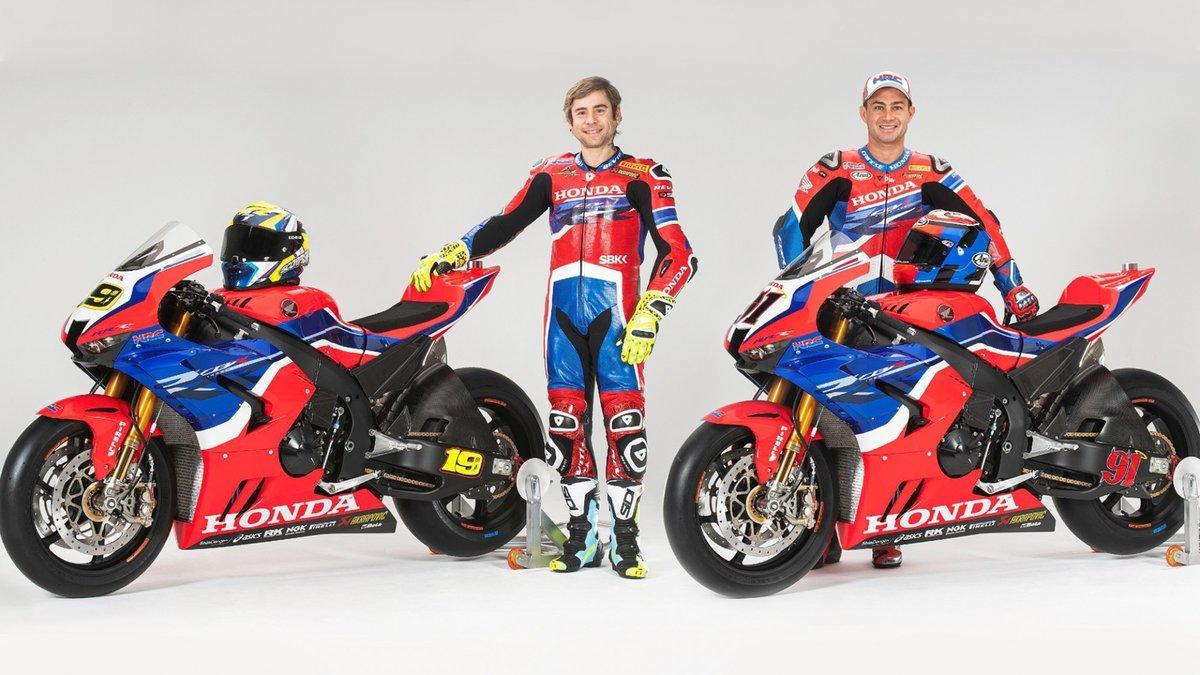 Bautista y Haslam, con las nuevas Honda del Mundial de Superbike