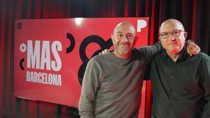Eloi Vila y Sergi Mas en el estudio de El Periódico.