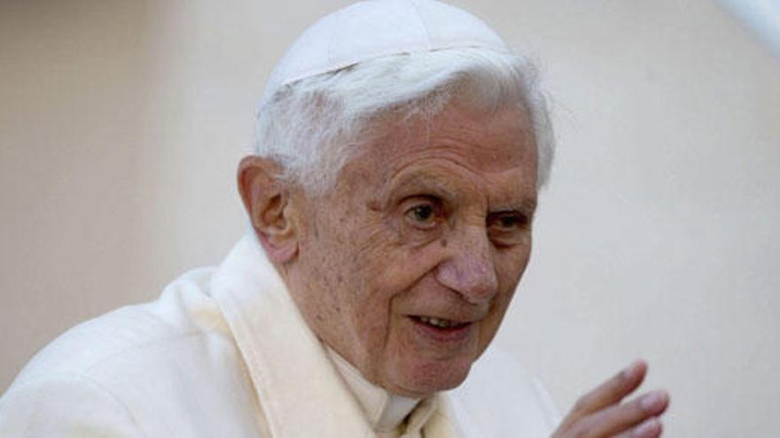 Benedicto XVI durante una audiencia
