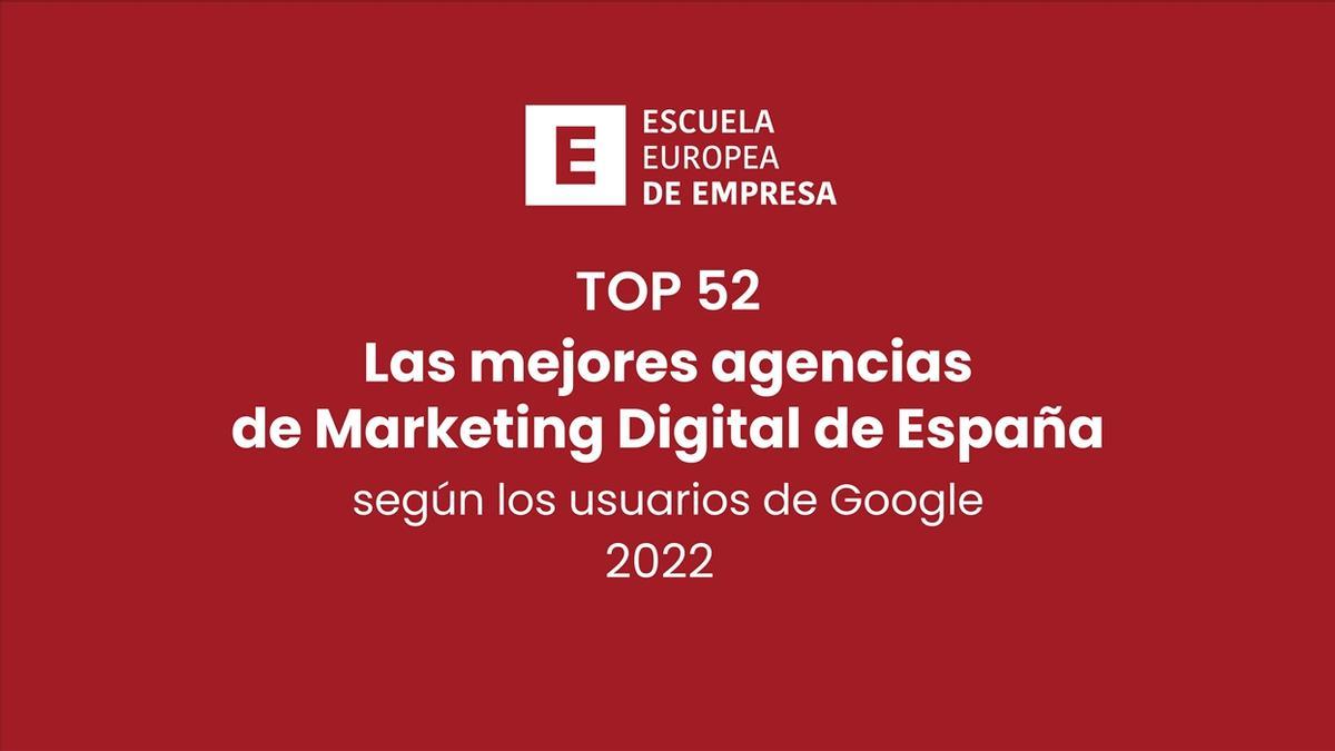 Top 52: Las mejores agencias de Marketing Digital de España según los usuarios de Google (