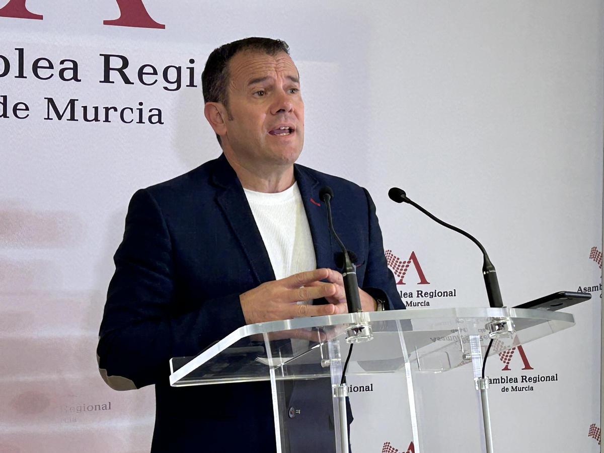 Fernando Moreno, diputado delo Grupo Socialista en la Asamblea Regional.