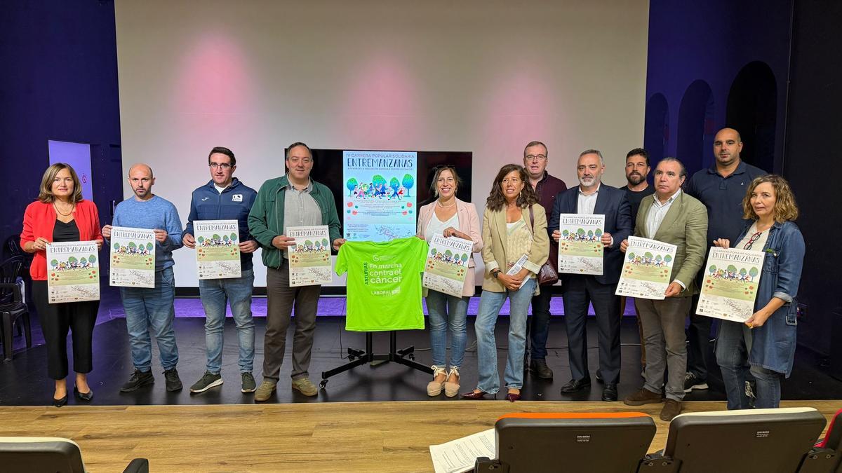 La presentación de la carrera solidaria