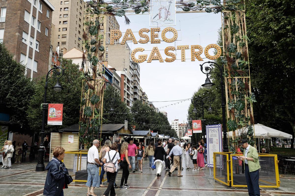 Casetas el verano pasado en el Paseo Gastro.