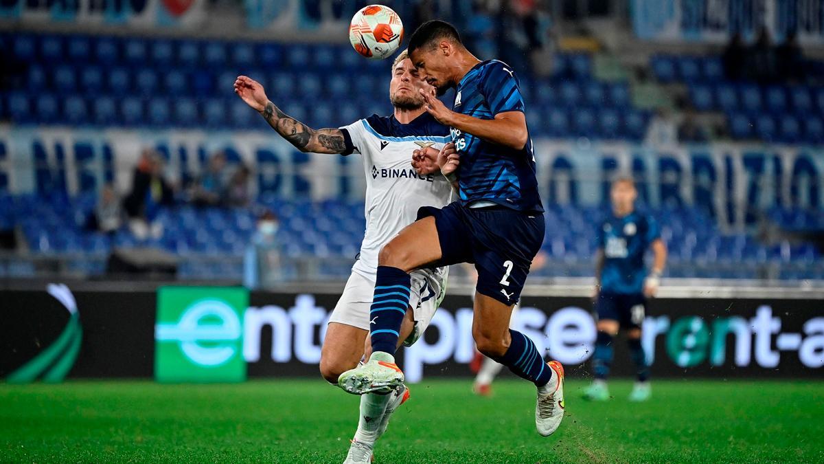 El partido entre la Lazio y el Marsella terminó sin goles en el marcador