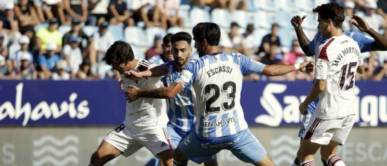 El Albacete se impuso por 1-2 en el encuentro de la primera vuelta disputado en La Rosaleda.