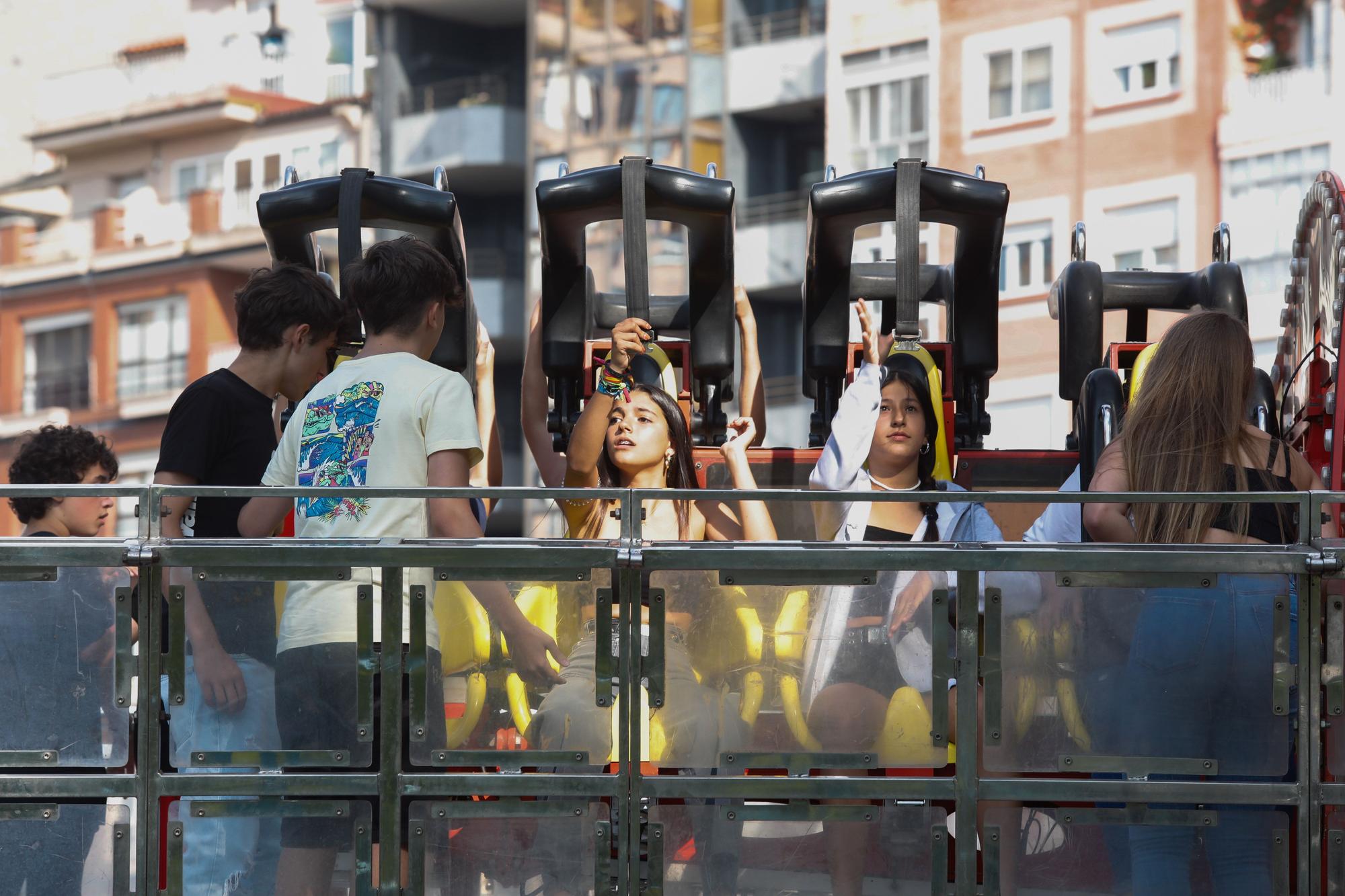 Las atracciones feriales de San Agustín ya están en Avilés