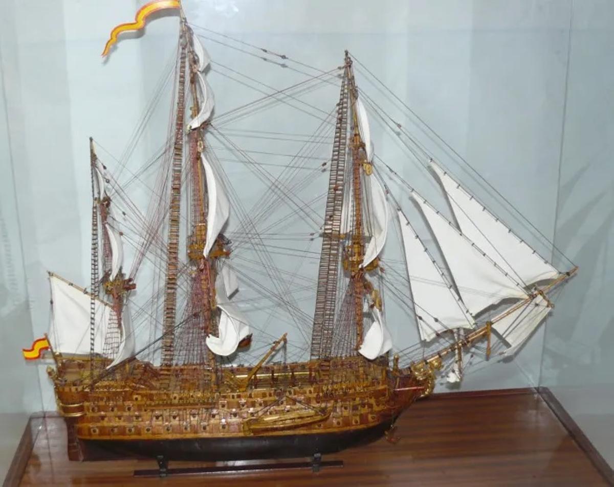 Réplica del navío Santísima Trinidad.
