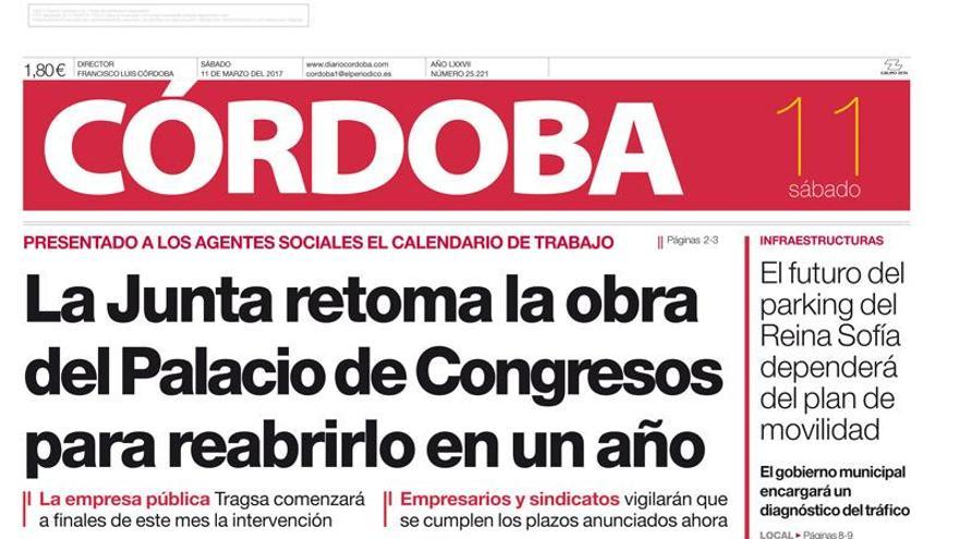 La portada de CÓRDOBA