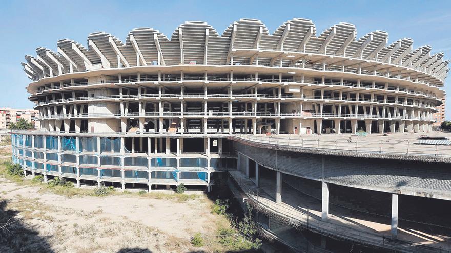 Nou Mestalla: Trece años con las obras paralizadas