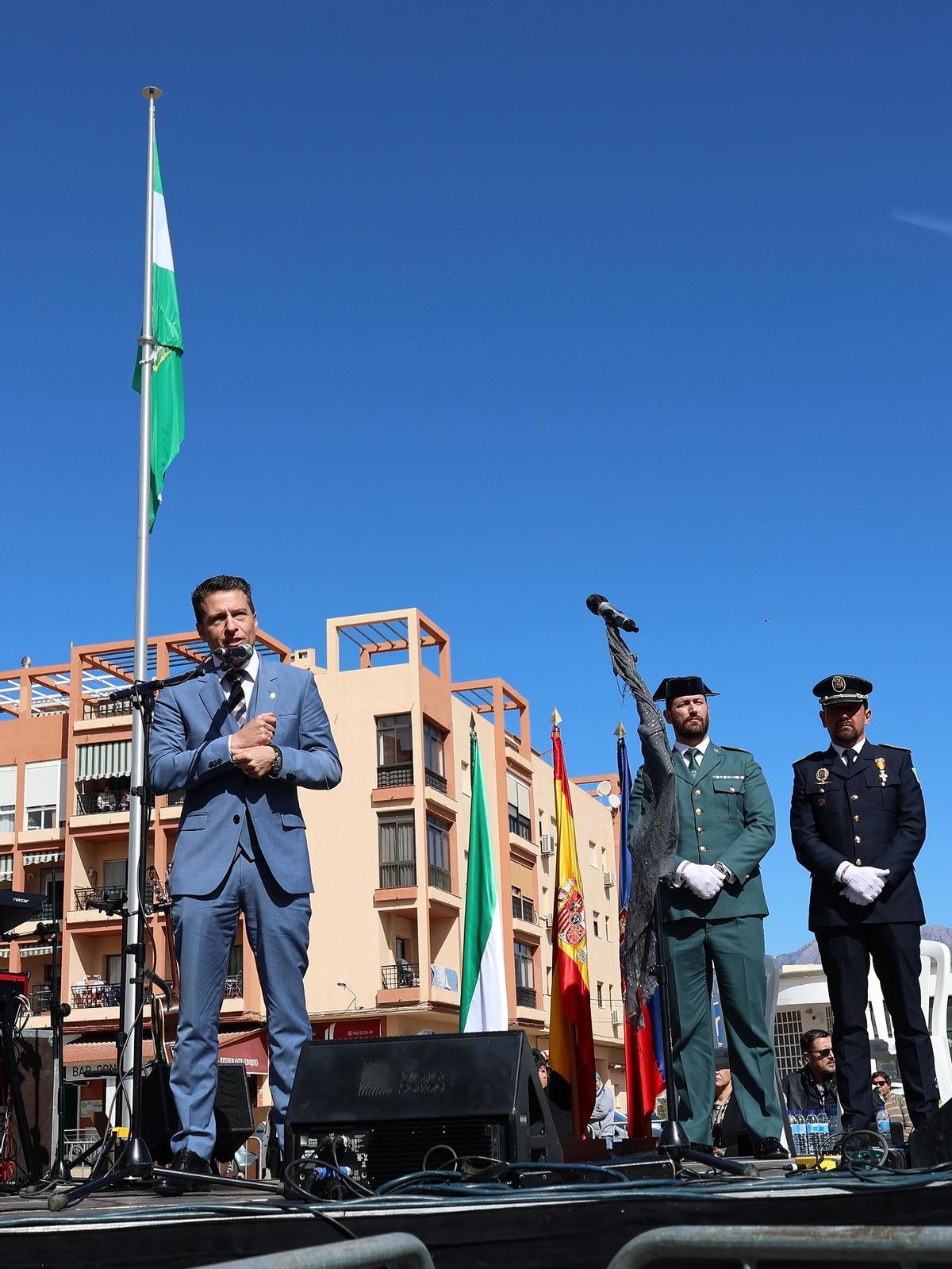 El alcalde de Torrox, óscar Medina, apeló a la unidad.