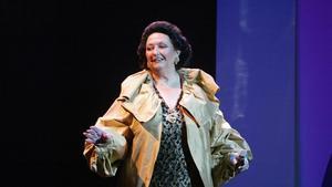 Montserrat Caballé, en el Concierto Olímpico Barcelona-Beijing del el 2008 en el Palau Nacional de Congressos de Catalunya (Barcelona).