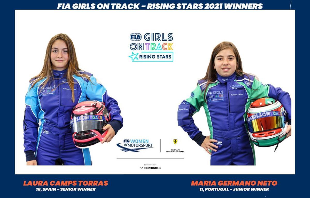 Las dos ganadoras del programa de la FIA Women