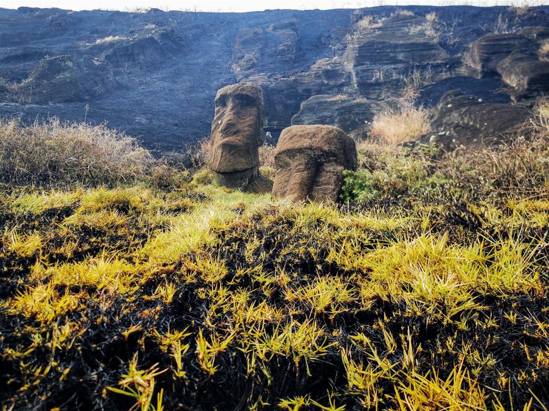 Incendio Isla de Pascua