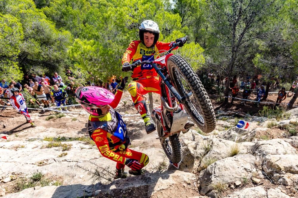 Bou se luce en el Mundial de Trial de La Nucía.