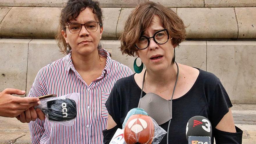 Natàlia Sánchez i Eulàlia Reguant, en una imatge del juny passat