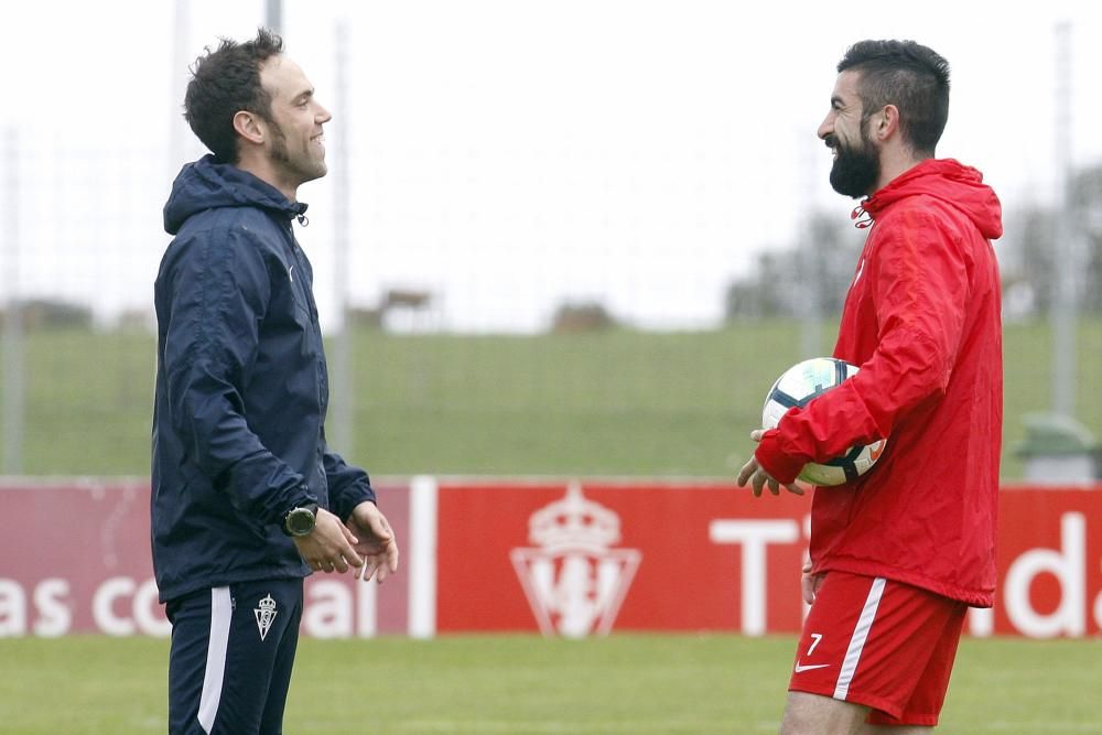 Entrenamiento del Sporting