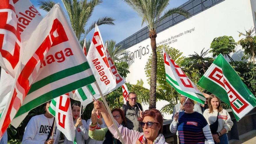 CCOO denuncia la precariedad de la plantilla la escuela de CIOMijas