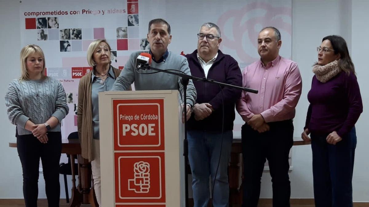 Presentación de Rafael Aguilera como candidado del PSOE a la Alcaldía de Priego.