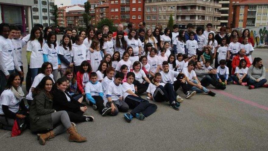 Asistentes al III Encuentro de participación infantil y adolescente de Asturias.