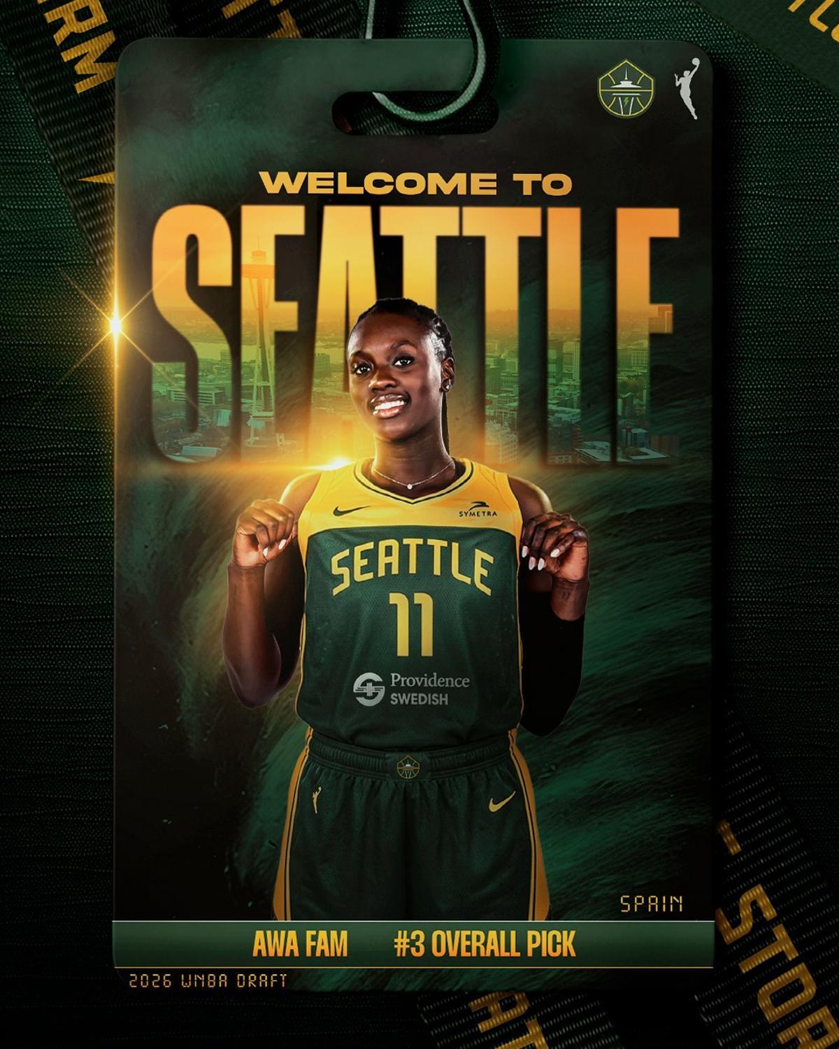 Awa Fam, número 3 del Draft de la WNBA