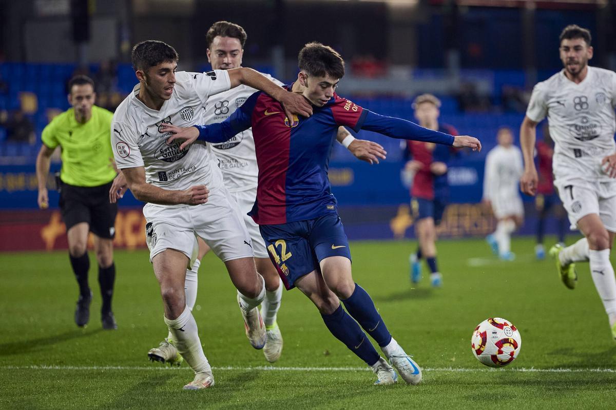 Òscar Gistau ya tuvo minutos la temporada pasada en el Barça Atlètic