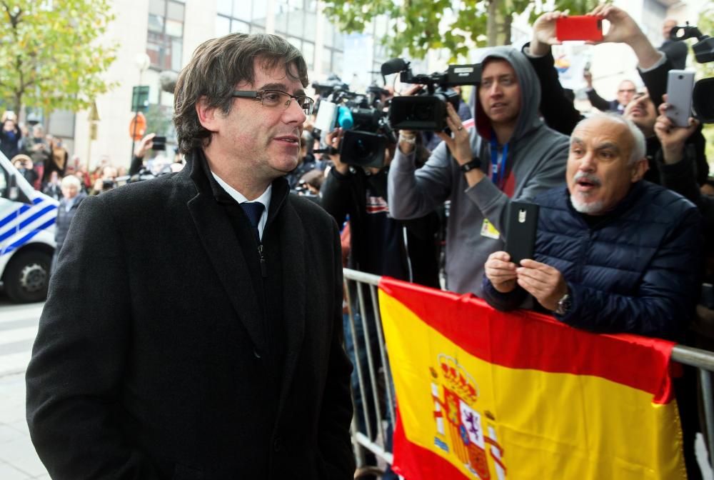 Carles Puigdemont, a Brussel·les