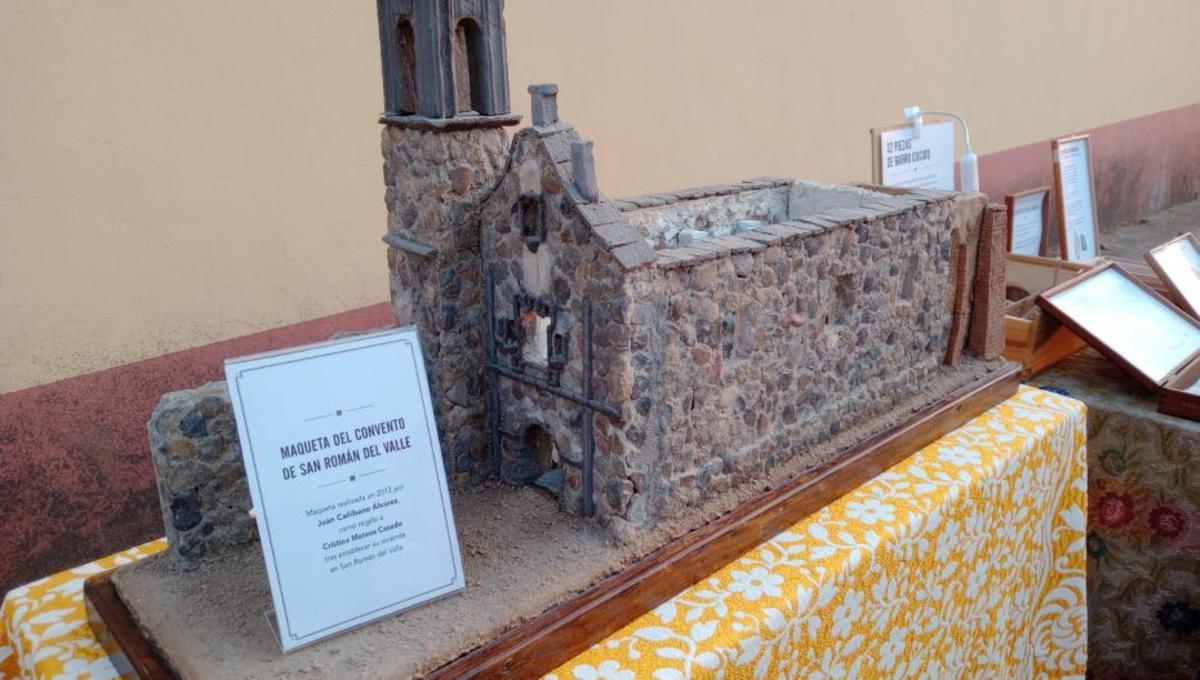 Maqueta del convento de San Román. | E. P.