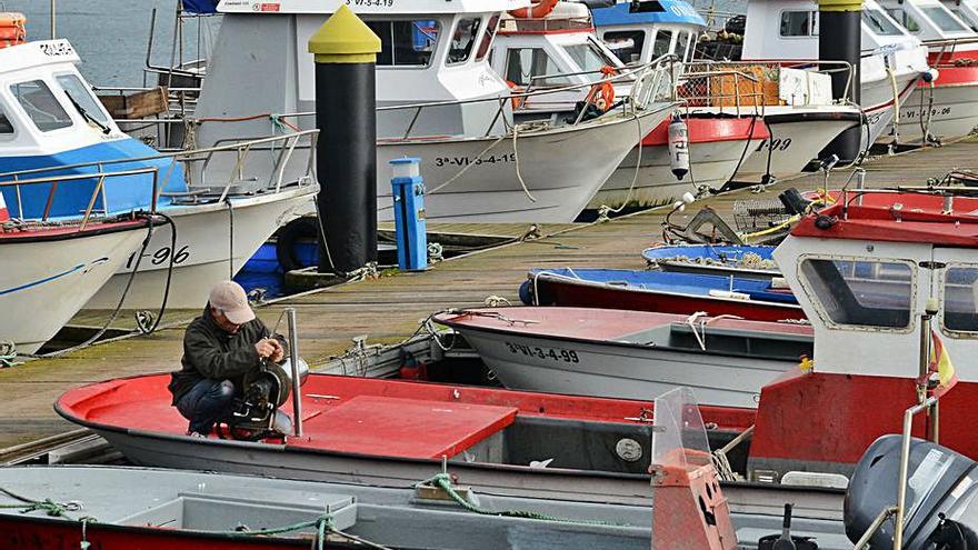 La mayoría de la flota de bajura quedó amarrada a puerto. |   // G.NÚÑEZ