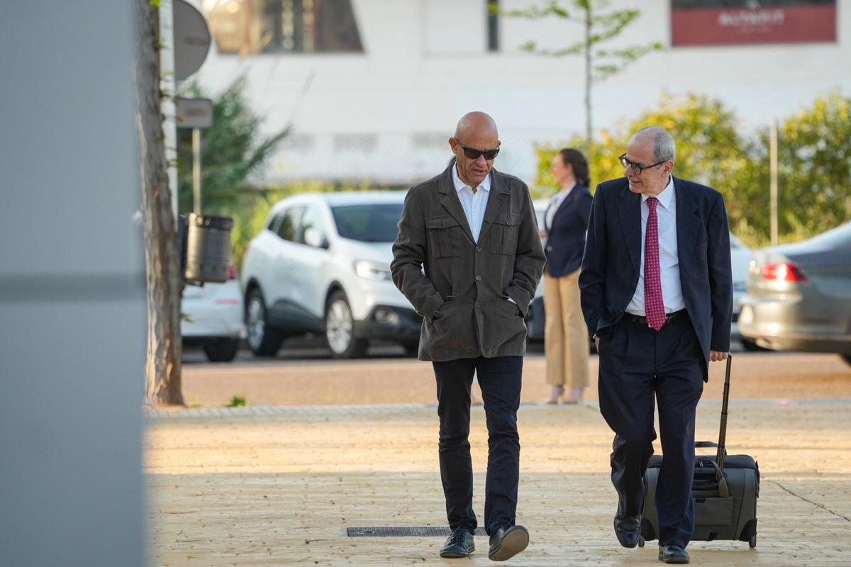 David Sánchez declara en los juzgados de Badajoz