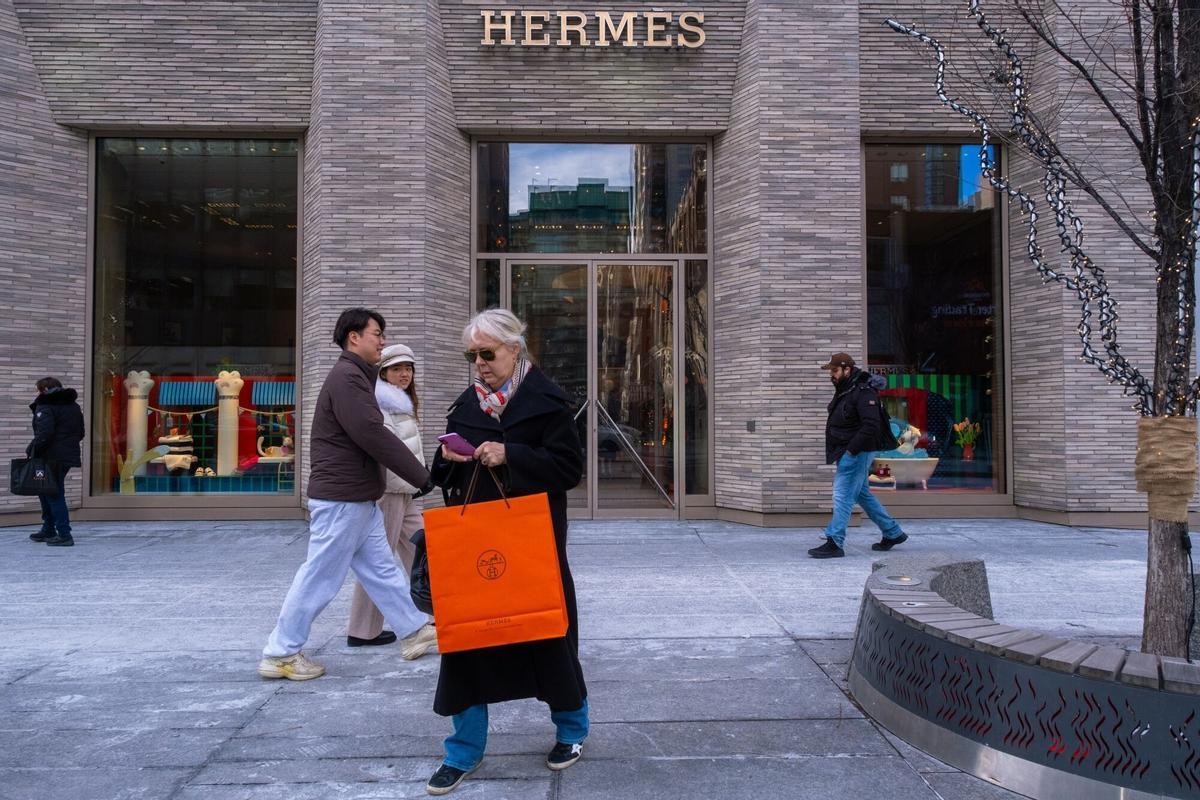 Una tienda de Hermès en Toronto, Canadá.