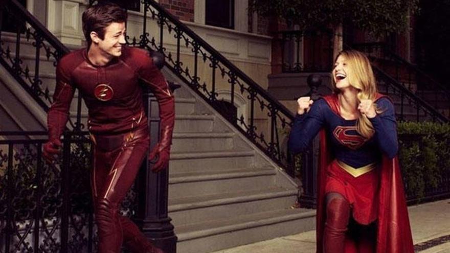 &#039;The Flash&#039; y Supergirl.