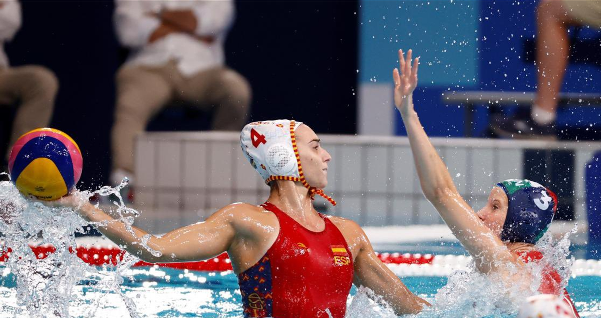 Imagen de un encuentro de la selección española en el Europeo de Split