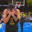 Luka Doncic, desolado tras la lesión