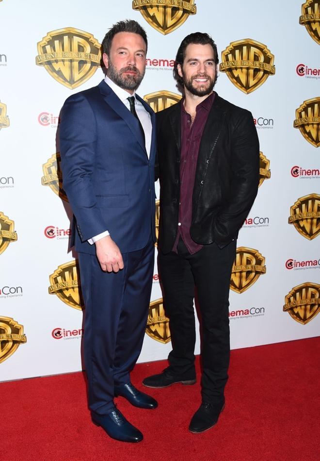 Ben Affleck y Henry Cavil en CinemaCon