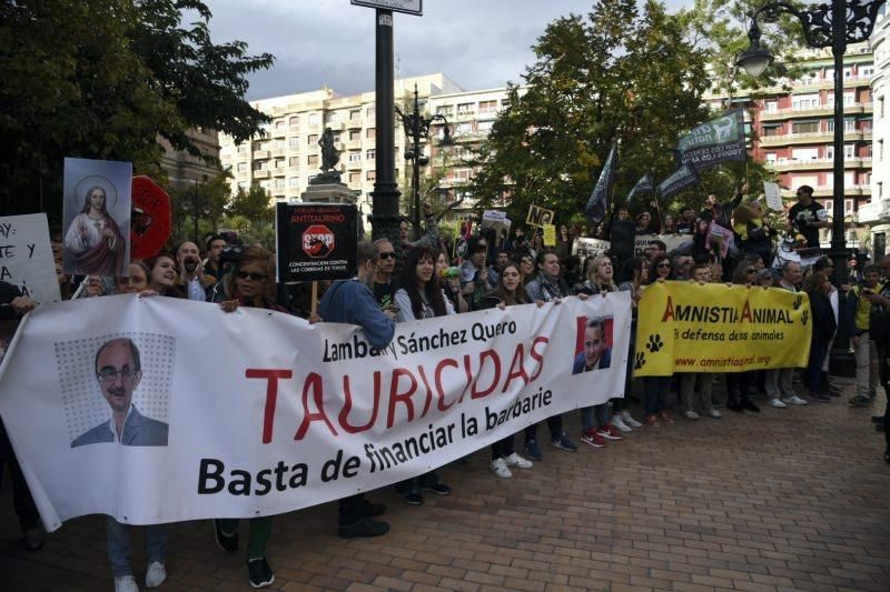 Concentración antitaurina el domingo en la plaza del Portillo de Zaragoza