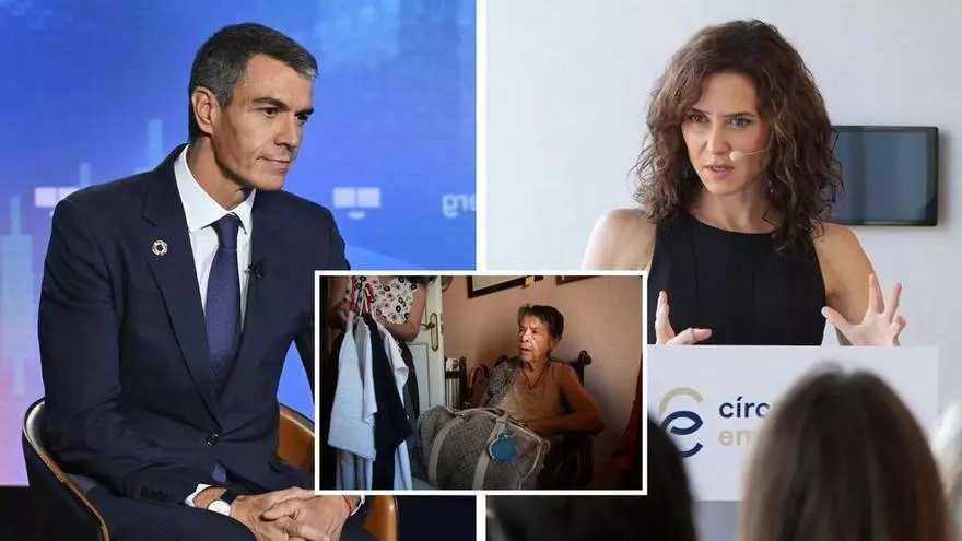 Ayuso llama “cobarde” a Sánchez y le acusa de “deshumanizarla” y enfrentarla a Maricarmen