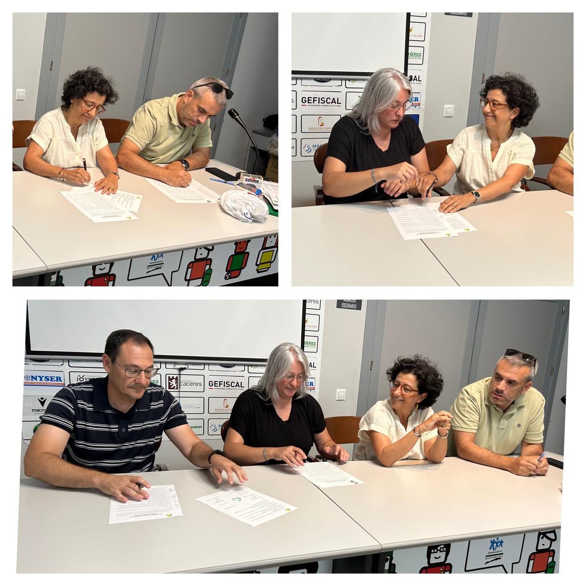 Firma del traspaso de poderes.