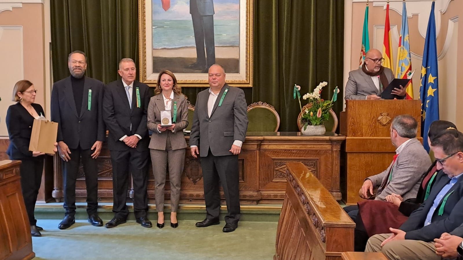 Recepción en el Ayuntamiento