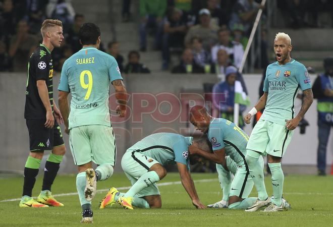 Las mejores imágenes del Burussia Monchengladbach - FC Barcelona