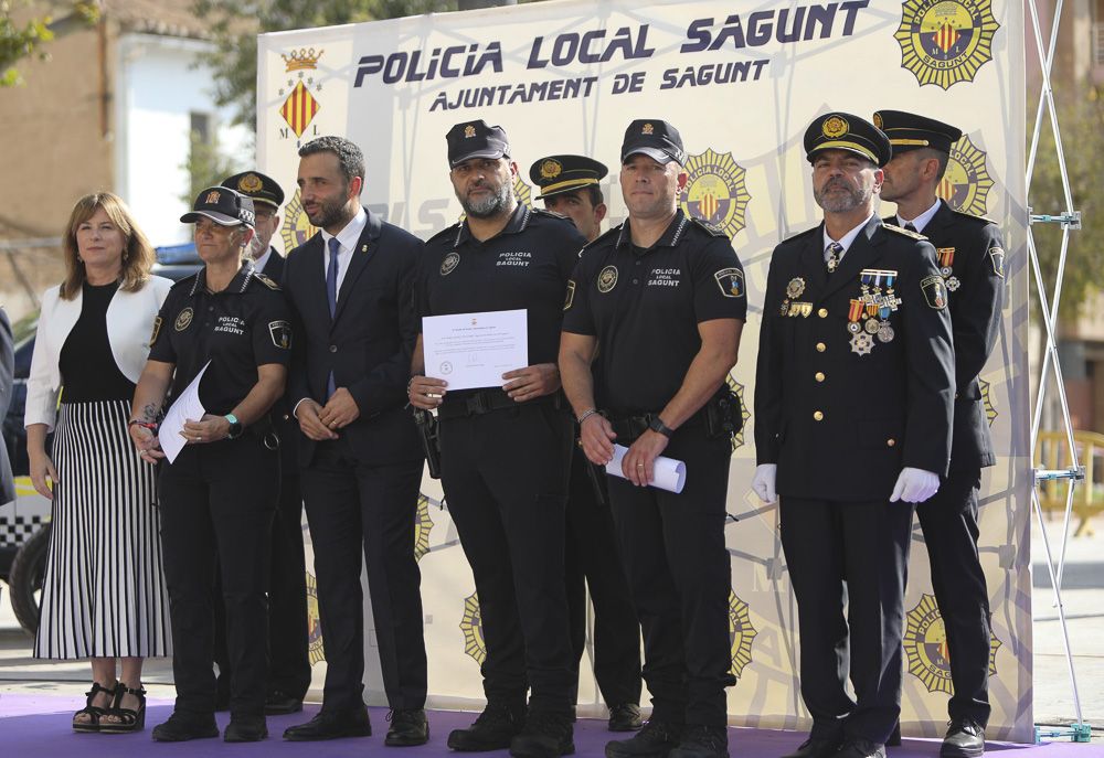Así ha transcurrido el acto institucional de la Policía Local en el Port de Sagunt