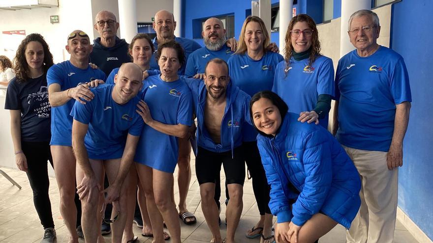 Nadadores del CN Xàtiva mejoran sus registros en el Control Másters