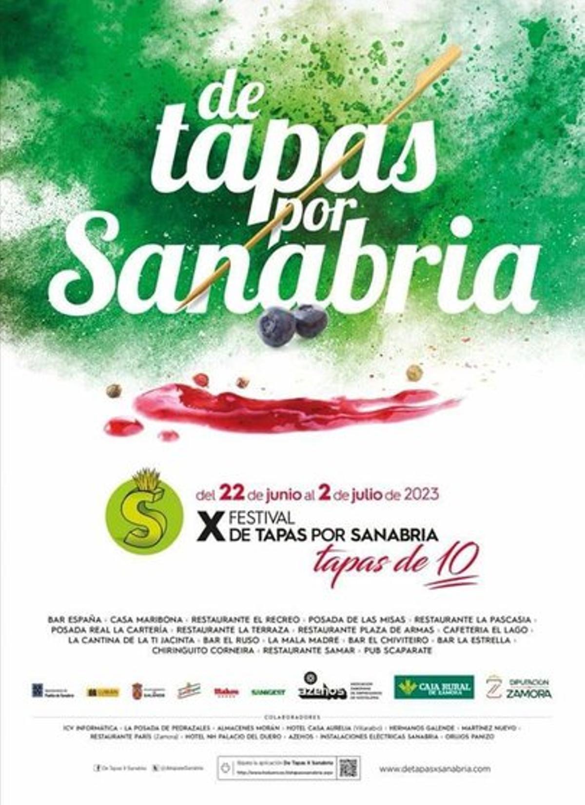 Dieciséis establecimientos hosteleros participan en el X Festival ‘De tapas por Sanabria’.