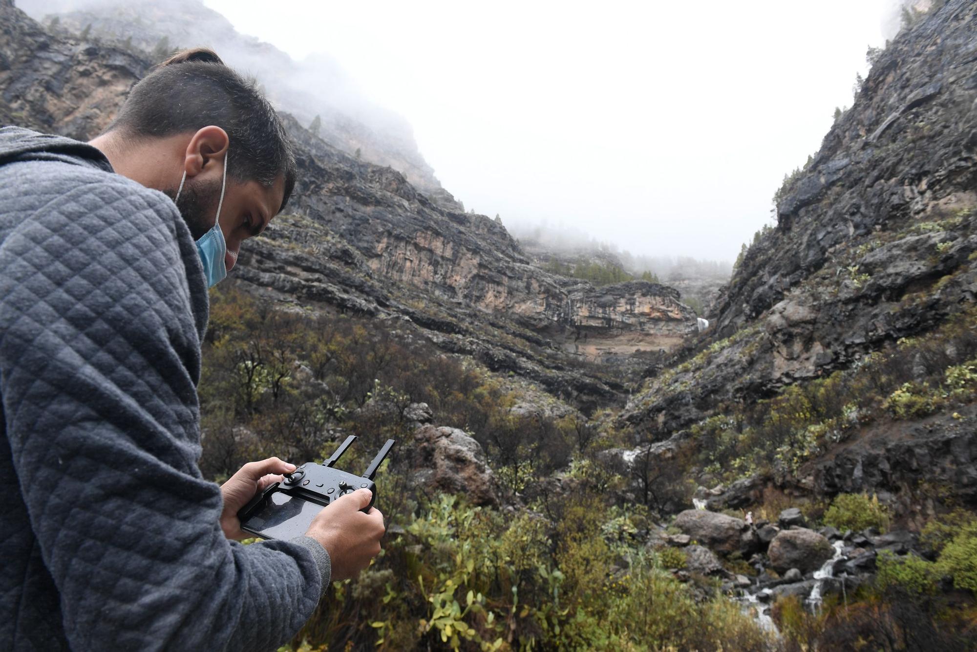 Las lluvias vuelven a caer en Gran Canaria