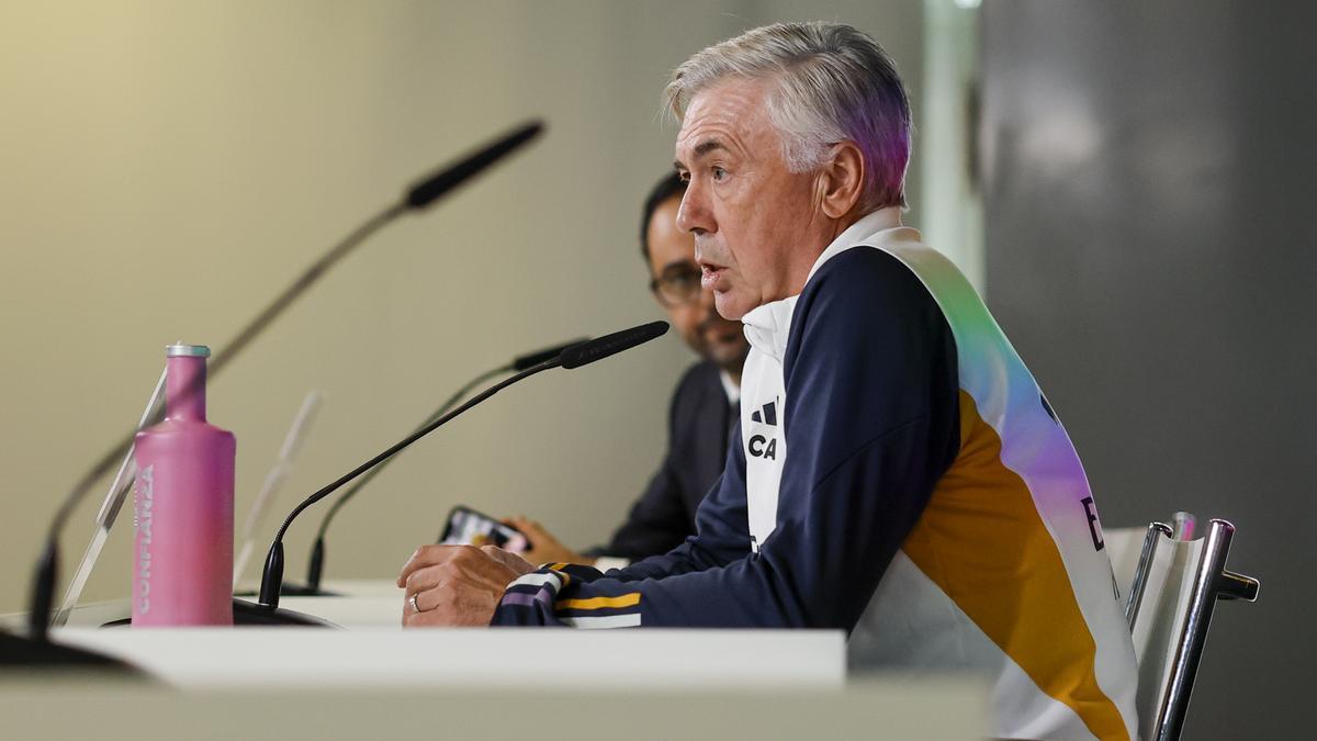 Ancelotti: "Todo lo que decide Florentino Pérez es por el bien del club"