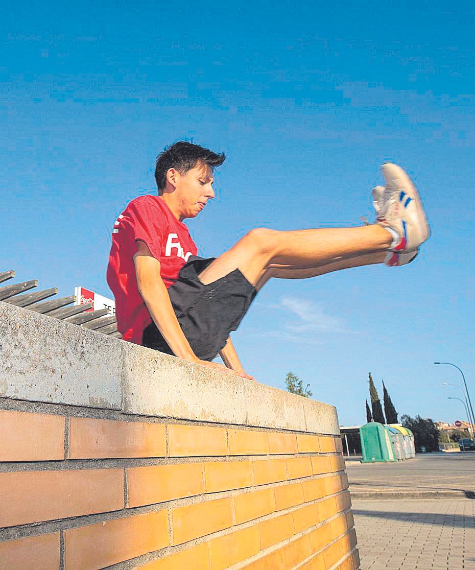 El parkour pide  paso en Palma