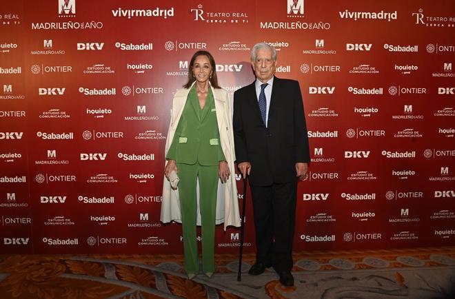 Isabel Preysler y Mario Vargas Llosa en la gala de Madrileño del Año